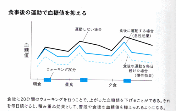 室内 血糖 運動 値 下げる